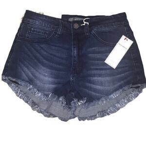 Nature Los Angeles small high rise denim shorts comfortable super stretch